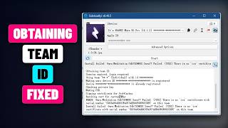 Fix Sideloadly Obtaining Team ID Invalid File