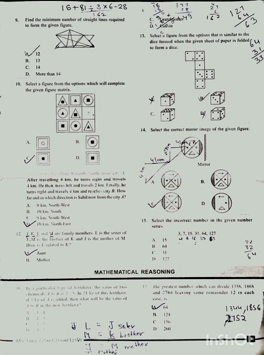 Sof olympiad class 7 2023 exam paper youtube
