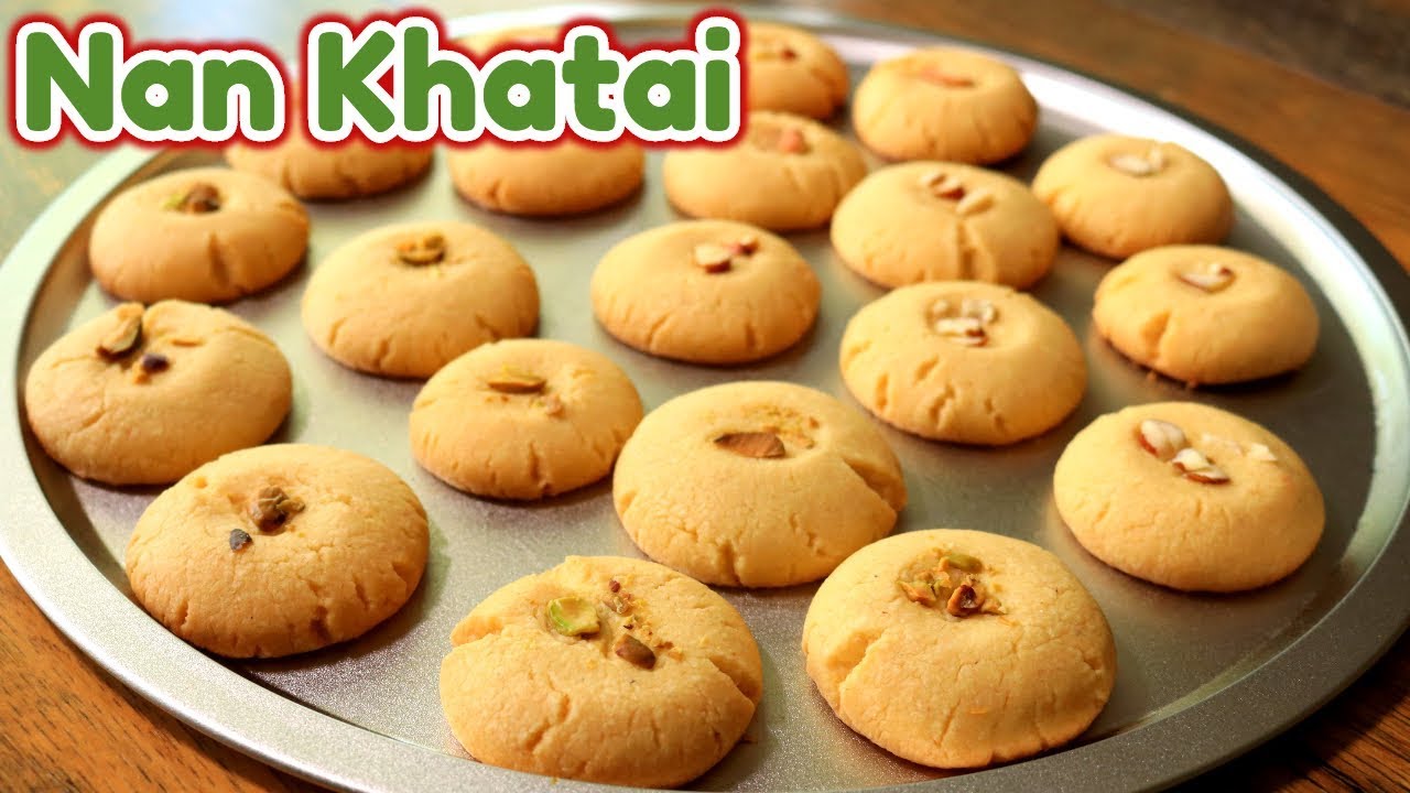 झटपट बनाएं ओवन में नान खटाई बिस्कुट NAN KHATAI - Eggless ...