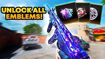 MW2 Unlock ALL EMBLEMS! Unlock All Glitch!  (Do This Before It
