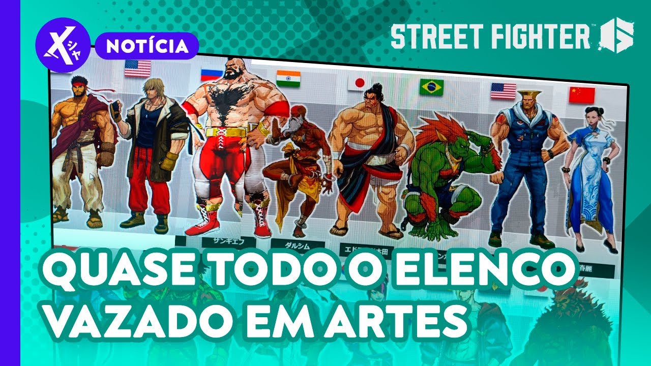 Street Fighter 6: vazamento mostra possíveis personagens