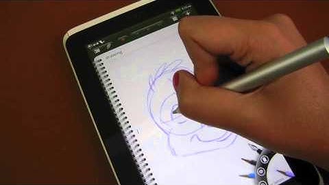 HTC flyer used for sketching/notes/scribe