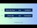 Spanish Verb 'Tener' Quiz