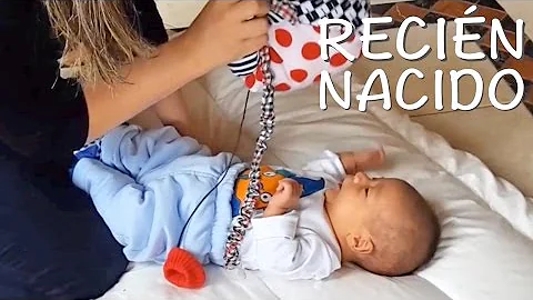 ¿Cómo se entretiene a un recién nacido?