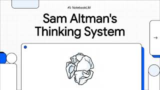 Celebrity Sam Altman's Workflow for Clear Thinking: From Analog Notebooks to Digital AI Tools Profile