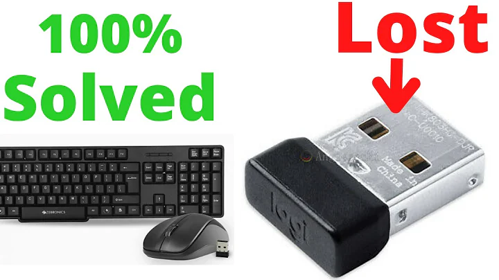 Lost Dongle of Wireless Mouse & Keyboard | Mouse Dongle Lost in Hindi | Full Solution 2022