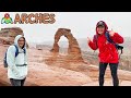 We Hiked Arches National Park In The SNOW?!