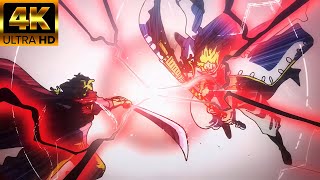One Piece Amvedit - Roger Vs Whitebeard - Conquerors Haki Clash 4K Uhd