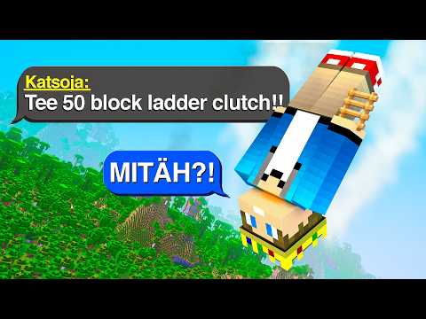 Suoritin Lisää KATSOJIEN HAASTEITA Minecraftissä?!