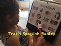 Spanish learning folder teach all spanish basics