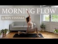 Morning vinyasa flow for grace and joy  35 min morning yoga