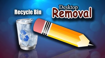 How to remove / hide Recycle Bin Icon from your Desktop