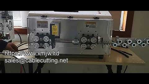 Thick Round Multi Cores Jacket Cable Cutting And Stripping Machine