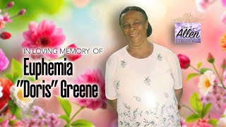 Celebrating The Life Of Euphemia Doris Greene