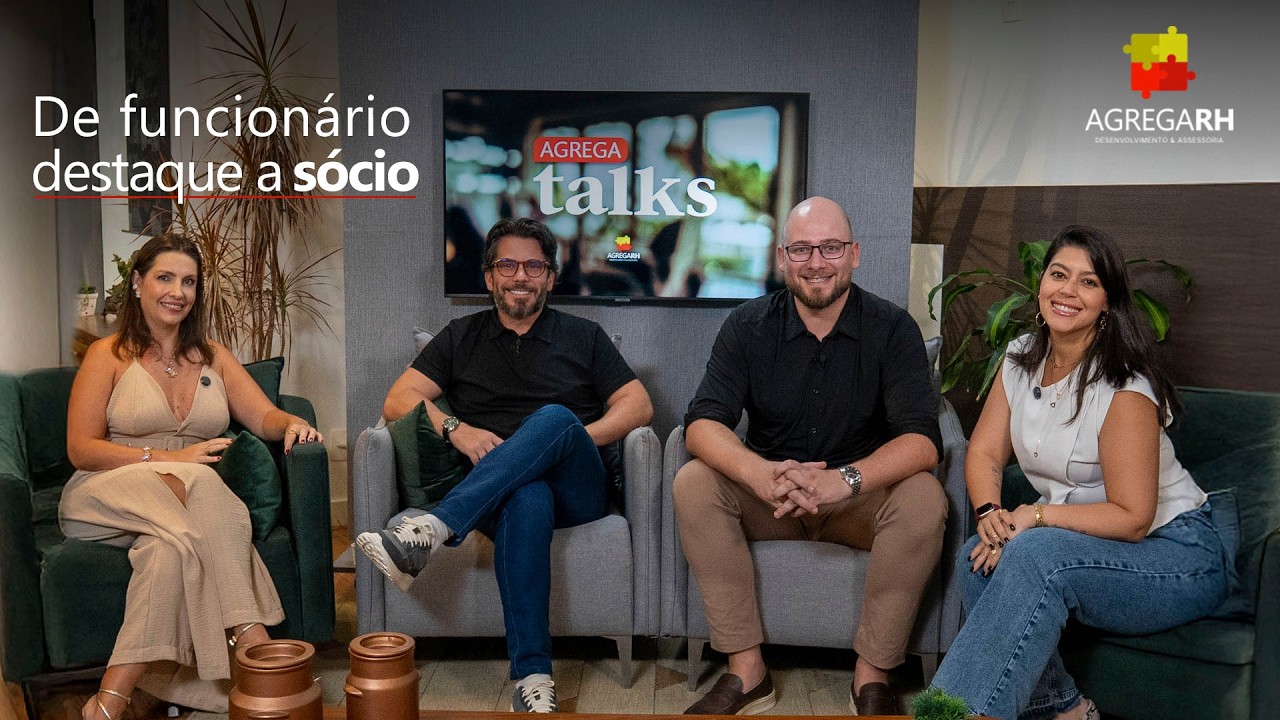 🔴 Agrega Talks #11 – De funcionário destaque a sócio: parceria, visão e resultados