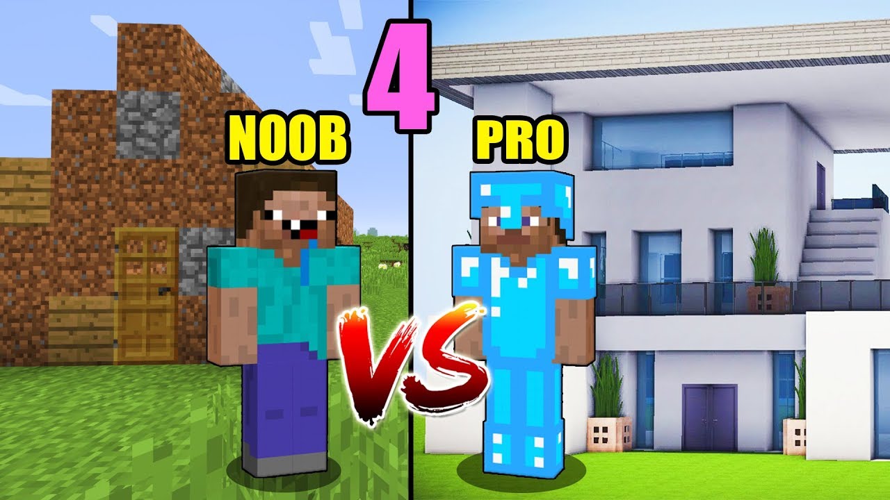 MINECRAFT - NOOB VS PRO (parte 4) - YouTube