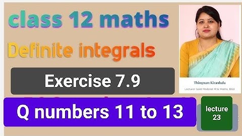 Ex 7.9 class 12 maths|Integration#education #cbsemath #viralvideo #integration # kiranbala Maths