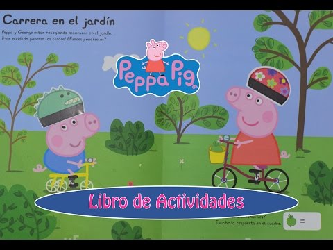 Peppa Pig, Libro de actividades con stickers!!!! - YouTube