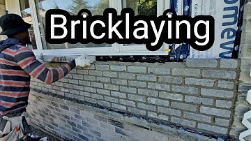Bricklaying - We Brick Around These Windows in 1 day Step By Step Tips