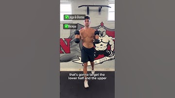 How to Properly Perform Split Squat Hammer Curls With Good Form (Exercise Demonstration)