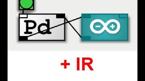 PureData + Arduino conexión IR + output