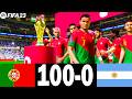 PORTUGAL 100-0 ARGENTINA | RONALDO VS MESSI | FIFA WORLD CUP FINAL 2026 | #fifa23