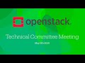 OpenStack Technical Committee Meeting - 6th May 2025