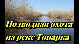 Подводная охота в Казахстане на реке Топар