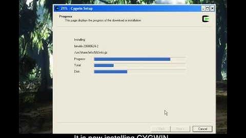 Installing CYGWIN with gcc compiler