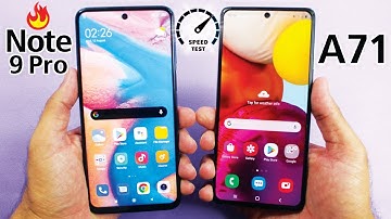 Redmi Note 9 Pro vs Samsung Galaxy A71 Speed Test! *WOW*😱🔥