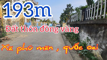 Đất trục chính xã phú mãn quốc oai giá rẻ 193m