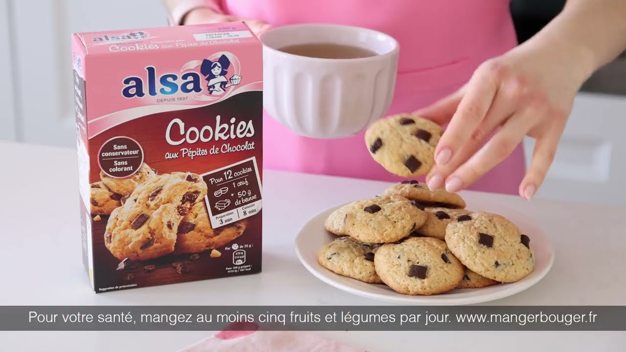 Cookies aux Pépites de chocolat alsa - 4