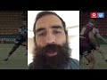 Josh Strauss personal update from 'self-isolation'