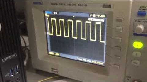 Stm32f7-Disco board - Simple Oscilloscope
