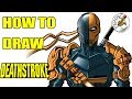 How to draw Deathstroke