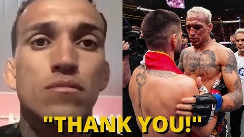 Charles Oliveira breaks silence after Ilia Topuria loss
