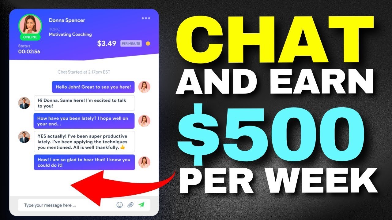 How To Work From Home By Chatting Earn 500 Weekly By Chatting YouTube How to work from home by chatting earn 500 weekly by chatting youtube