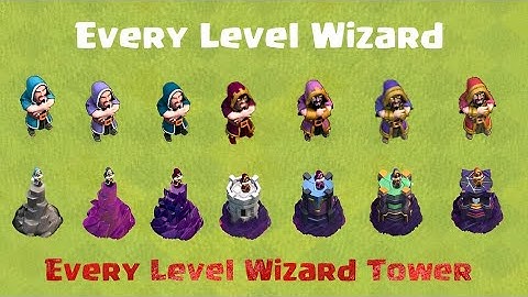Every Level Wizard Vs Every Level Wizard Tower (Clash of Clans)