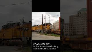 Union Pacific AC44CW Solos On A Norfolk Southern Stack Train!
