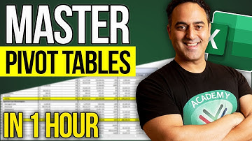 Master Excel Pivot Tables, Excel Slicers and Interactive Excel Dashboards -  IN 1 HOUR!
