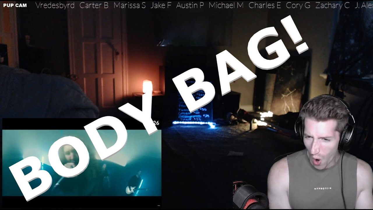 Chris REACTS to I Prevail Body Bag YouTube