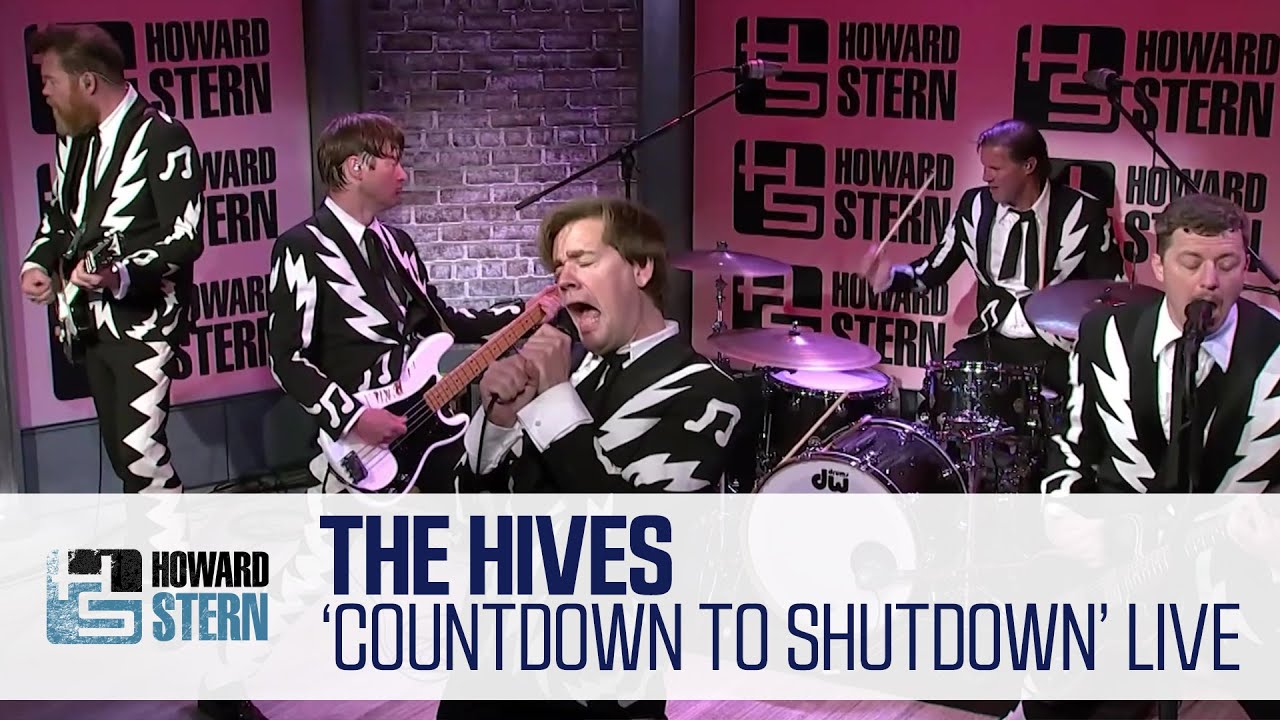 The Hives “Countdown to Shutdown” for the Stern Show