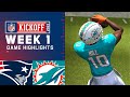 Patriots vs. Dolphins Week 1 - Madden 22 Simulation Highlights (Updated Rosters)