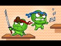 GROWN-UP STUPID NINJA FROGS