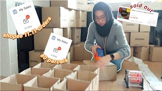 PACKING MY SHOPEE 11.11 ORDERS