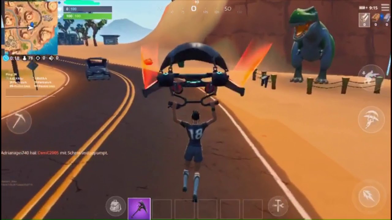  - fortnite tanze zwischen 3 dinosaurier