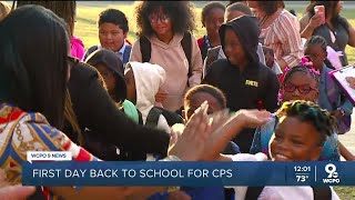 First day back to school for CPS