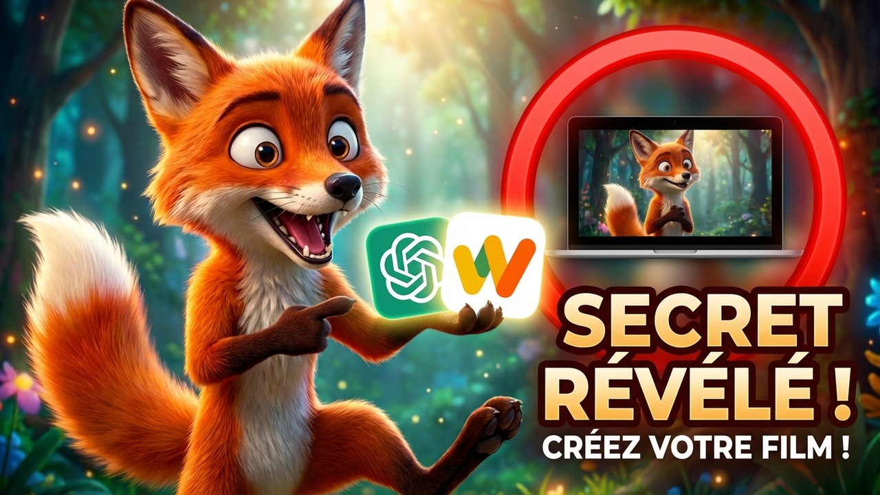 Créer Animations Disney Pixar VIRALES avec IA : ChatGPT + Google Whisk + Grok (Millions Vues)