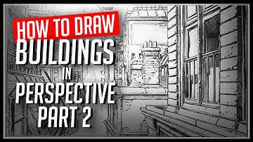 How to Draw Buildings in One Point Perspective part 2