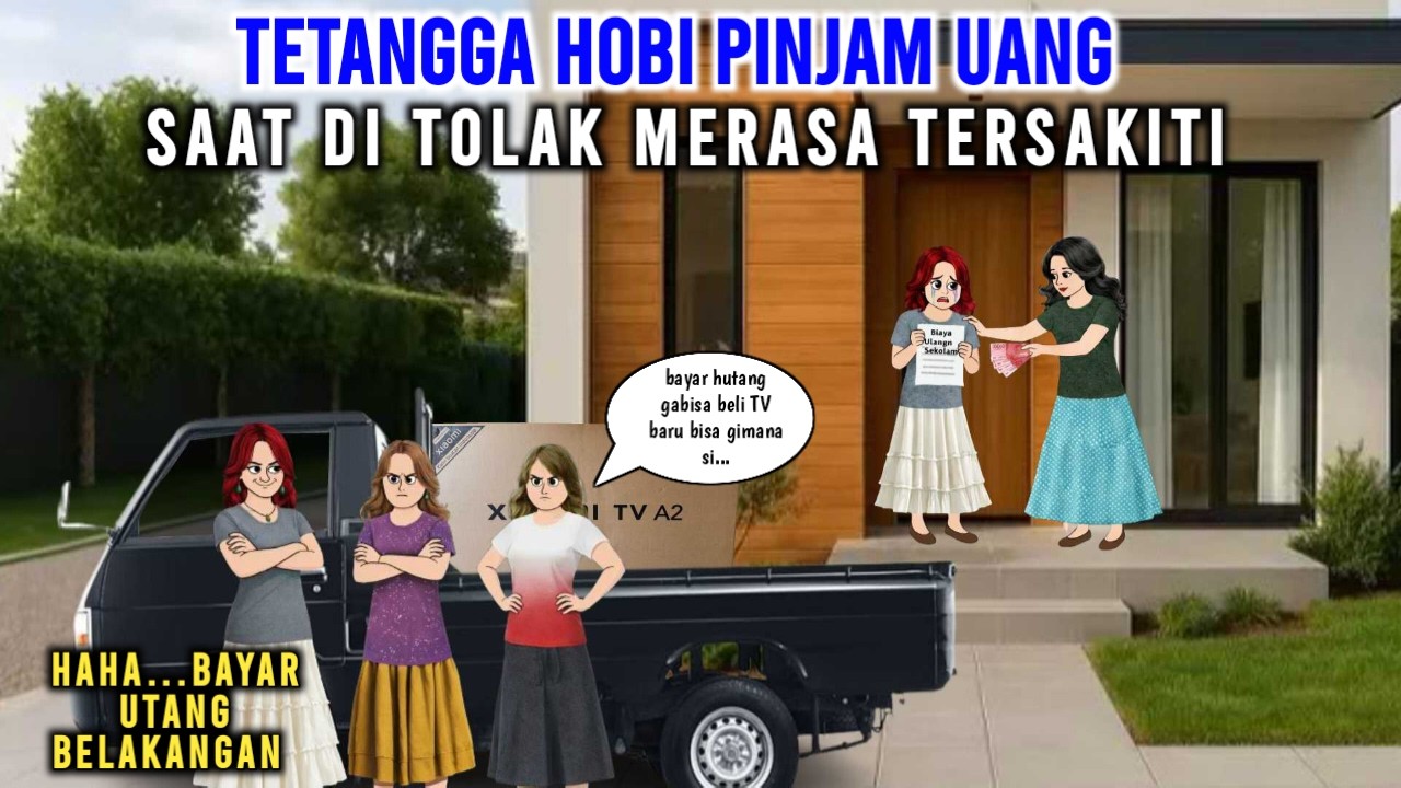 TETANGGA HOBI MINJAM UANG, SAAT DITOLAK MALAH MERASA PALING TERSAKITI